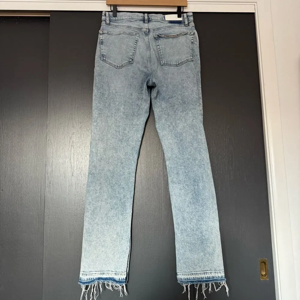 RE/DONE 70S HIGH RISE SKINNY BOOT JEAN in SKID sz 30